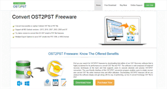 Desktop Screenshot of ost2pstfreeware.com